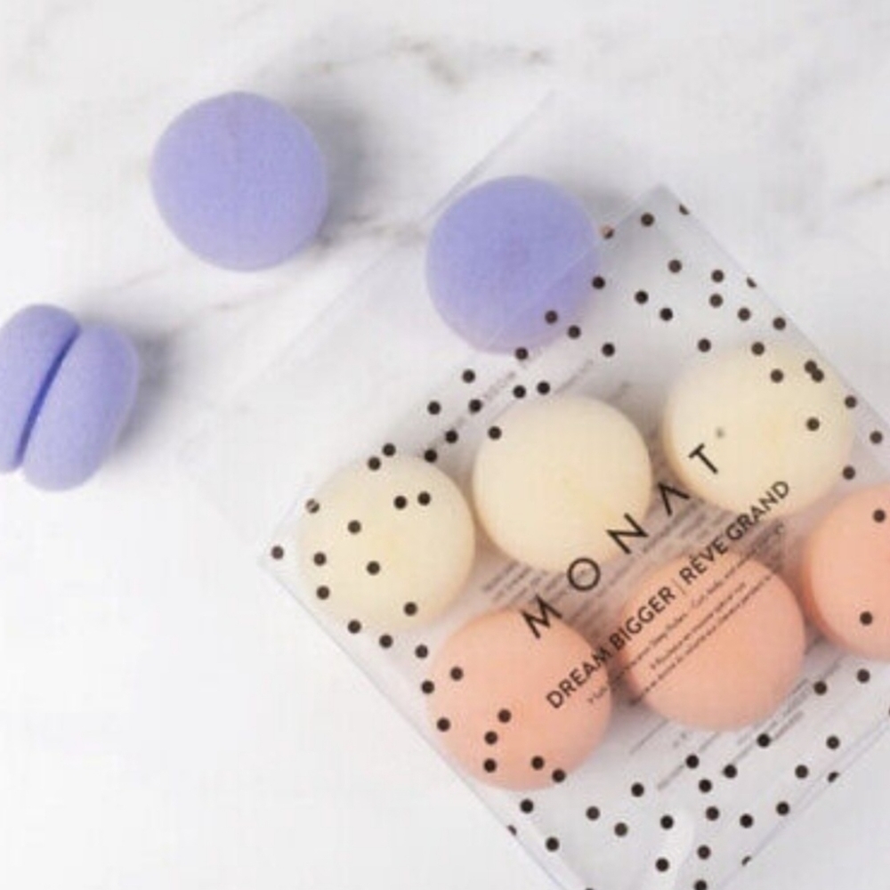 Monat Dream Bigger Sleep In Hair Rollers Pack of 9